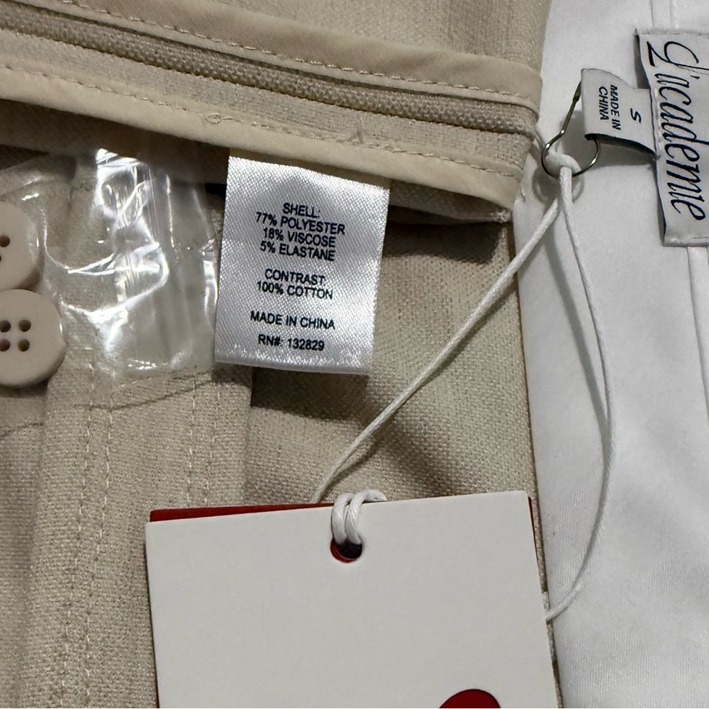 NWT - L'Academie Cream Maxi Skirt - Picture 7 of 7